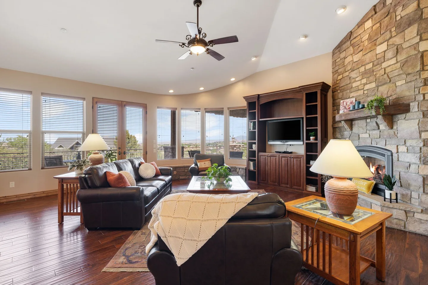 Living room in a Prescott-area real estate listing