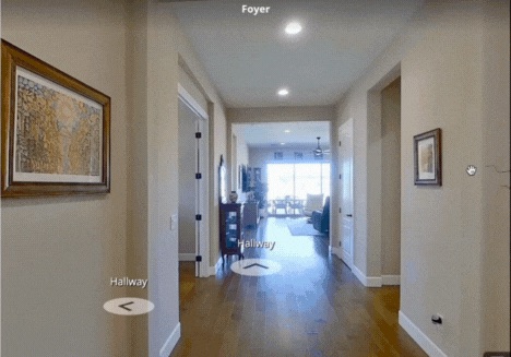 Interactive 3D home tour preview for the Visibility Package